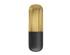 Bala Vibradora Dorada Recargable