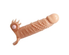 Funda de Pene con Estimulador de Clítoris