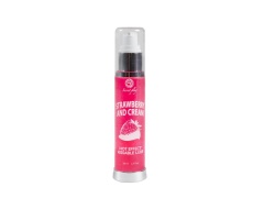 Lubricante y Aceite de Masaje Sabor Fresas con Nata