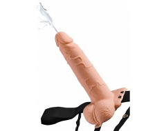 Arnés hueco hombre con Eyaculación 19cm