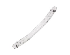 Dildo Doble Transparente de 38.5cm