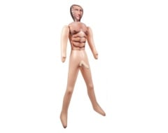 Muñeco hinchable Personal Trainer vista frontal