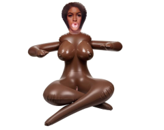 Muñeca mulata completamente hinchada