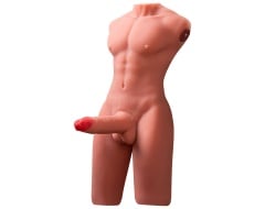 Torso Erótico Masculino con Pene perspectiva 1