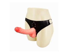 Arnés con Dildo con Testículos