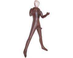 Muñeco hinchable Tyler Knight inflado y de pie