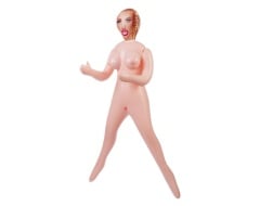 Muñeca hinchable de broma vista frontal