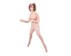 Muñeca hinchable estilo manga japonesa vista frontal