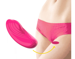 Vibrador para braguita recargable con mando a distancia