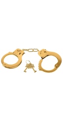 FETISH esposas bondage doradas
