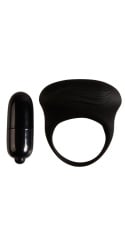Bertram Anillo Vibrador Negro