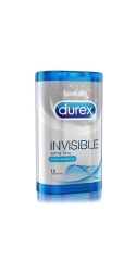 Durex Invisible preservativos extra finos 12 uds.