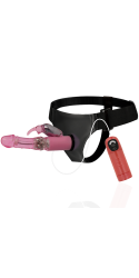 Arnés con Vibrador Rotador 16 cm