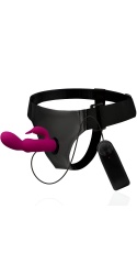 Arnés con Vibrador Doble 15 cm