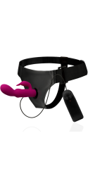 Arnés con Vibrador Doble 15 cm
