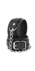 Esposas Leather Negras