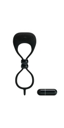 Anillo Vibrador Doble Pene Y Testículos