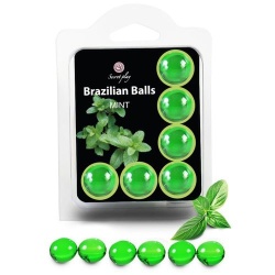 Bolas Brasileñas 6 Unidades Menta imagen 1