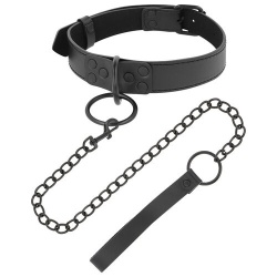 Collar BDSM con correa