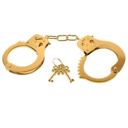 FETISH esposas bondage doradas