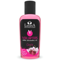gel estimulante comestible efecto calor - cereza 100 ml imagen 1