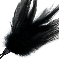 Pluma de Cosquillas NEGRO 17CM