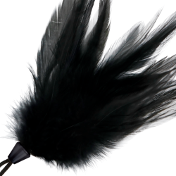 Pluma de Cosquillas NEGRO 17CM