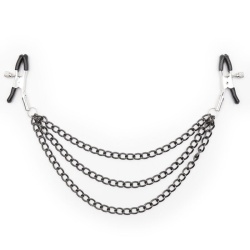 Tish - Pinzas Pezones Con Cadenas Negras