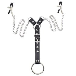 Tish - Pinzas Pezones Con Cadenas Y Anillo Pene