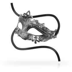 Antifaces Venecianos Unisex Plateado imagen 1