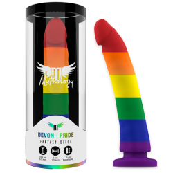Pride Dildo colores del Arcoiris 16.5 cm