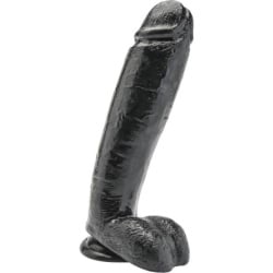 Dildo Negro de 25.5 cm