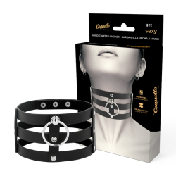 Choker Cuero Vegano Estilo Fetish imagen 1