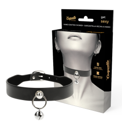 Collar Cuero Vegano Accesorio Woman Cascabel imagen 1