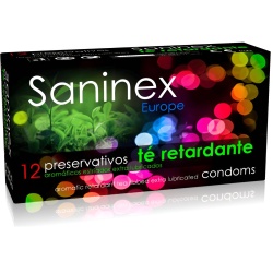 SANINEX preservativos con retardante rugosos 12UDS