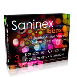 SANINEX preservativos rugosos 3 UDS