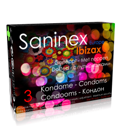 SANINEX preservativos rugosos 3 UDS