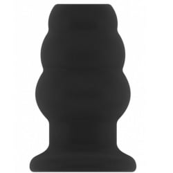 ST plug anal hueco mediano negro 10x6,5cm