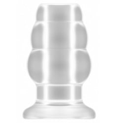 ST plug anal hueco mediano transparente 10x6 cm