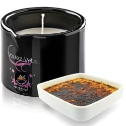 Vela Erótica para masaje Íntimo crema brulée 120 ml imagen 1