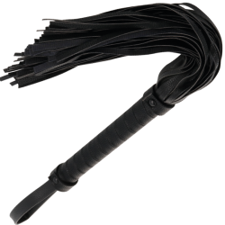 Látigo Negro 42CM LEATHER