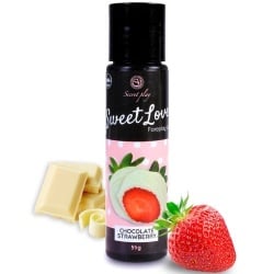 Lubricante Sabor Chocolate y Fresas imagen 1