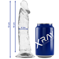 Dildo Transparente 19 CM X 4CM