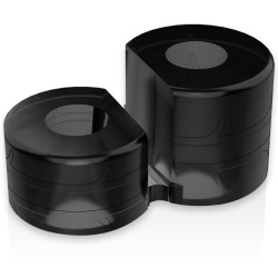 Anillo Elástico Pene y Testículos PR09 NEGRO