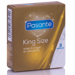 Pasante - Preservativos King Más Largos Y Anchos 3 Unidades