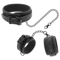 Esposas con Collar CUERO VEGANO