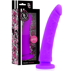 Dildo LILA SILICONA MEDICA 17 X 3CM