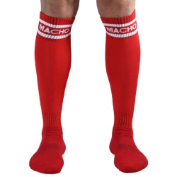 Calcetines Largos Talla Unica Rojo imagen 1
