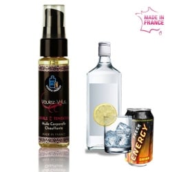 voulez-vous - aceite efecto calor - vodka red bull 35 ml imagen 1