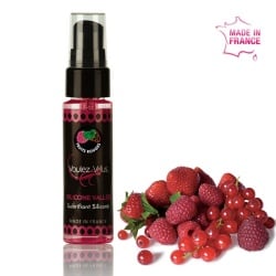 Lubricante Silicona Sabor frutos rojos 35 ml